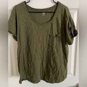 A.n.a Green Casual Tee